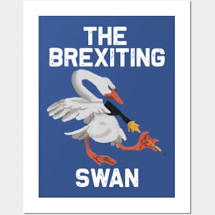 Brexiting Swan Posters and Art